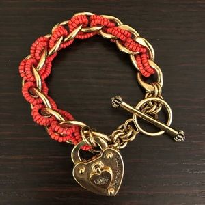 Juicy Couture Heart Lock Bracelet